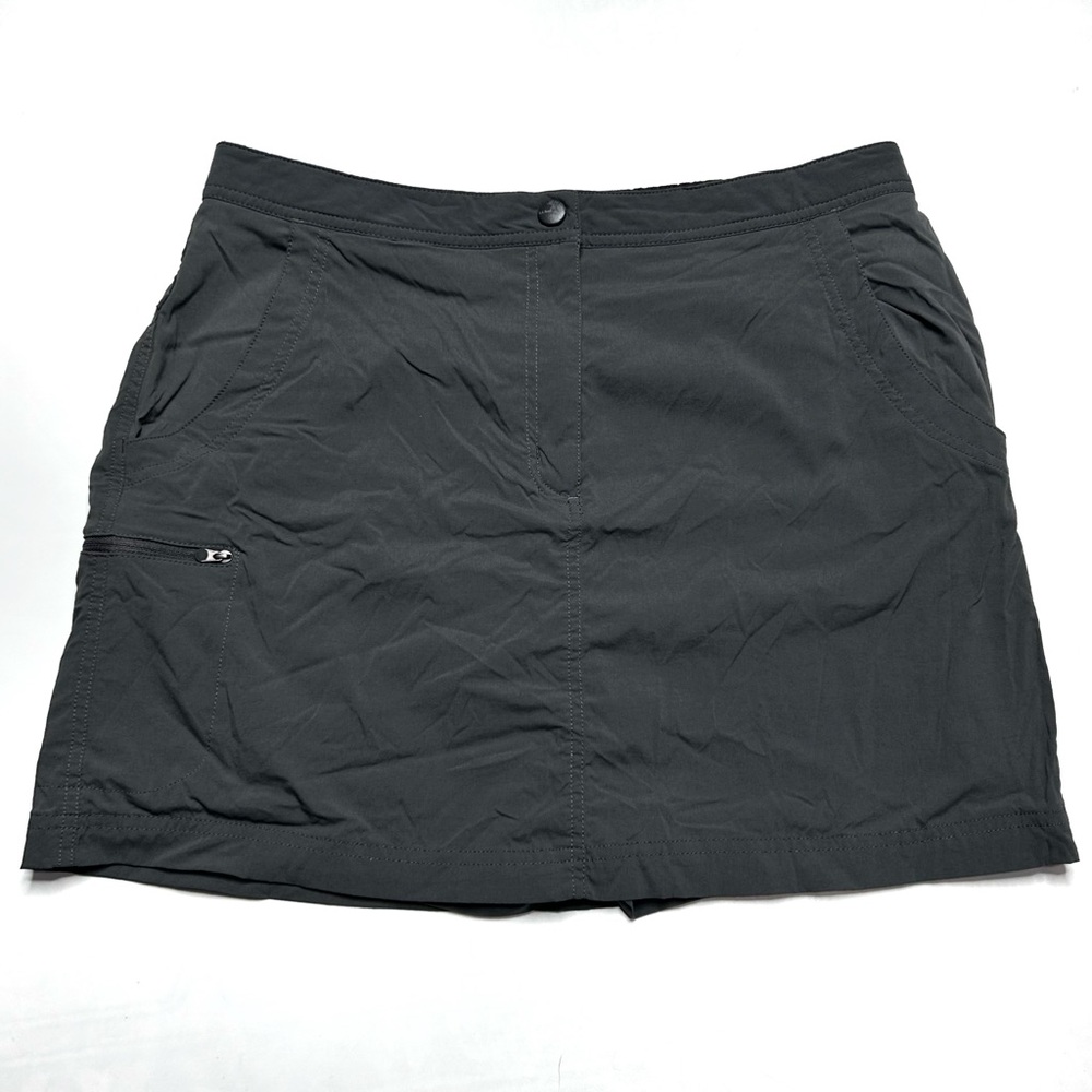 L.L. Bean Skort Athletic Mini Skirt Spandex Shorts Gray Women’s 12